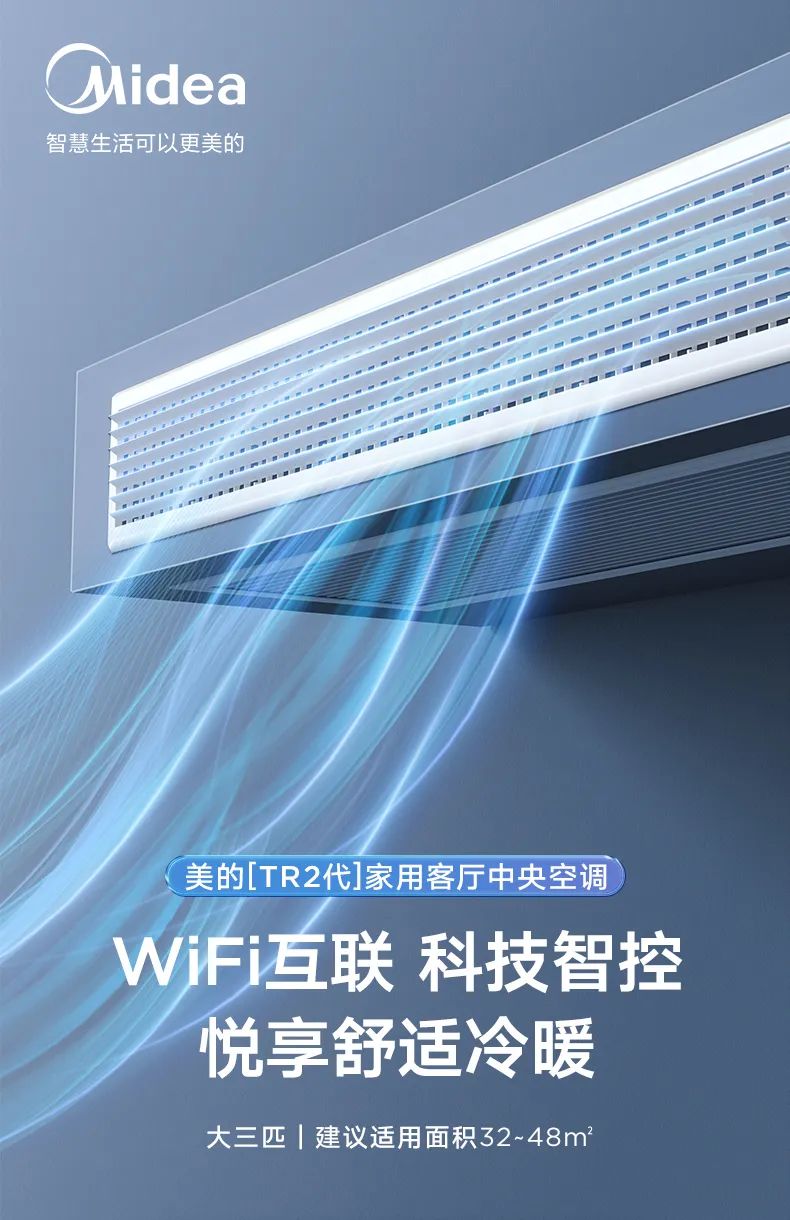 家用中央空調風管機TR2