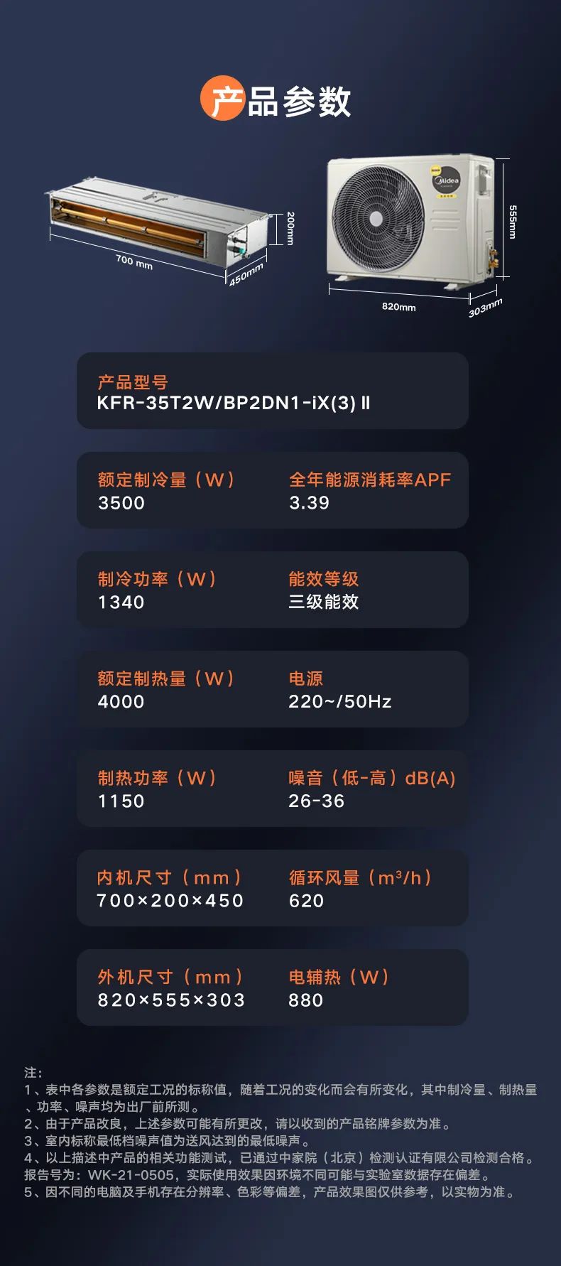 美的 家用中央空調風管機頤想2代
