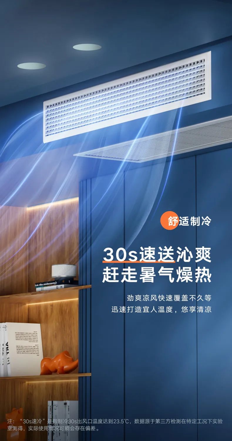 美的 家用中央空調風管機頤想2代