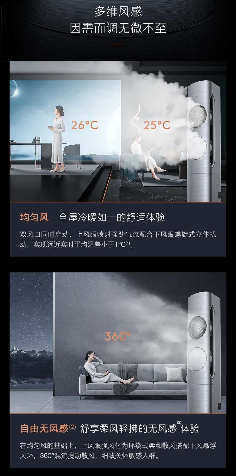 COLMO家用空調柜機星圖系列星圖柜機