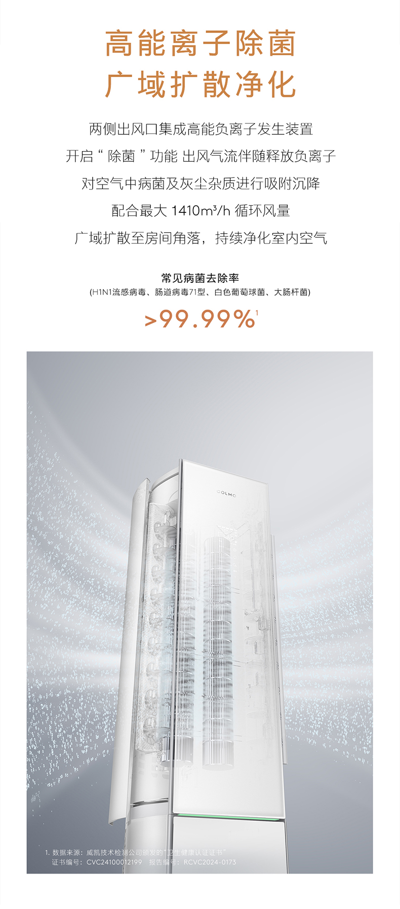 COLMO AVANT睿極 柜機空調套機 KFR-72LWCA3