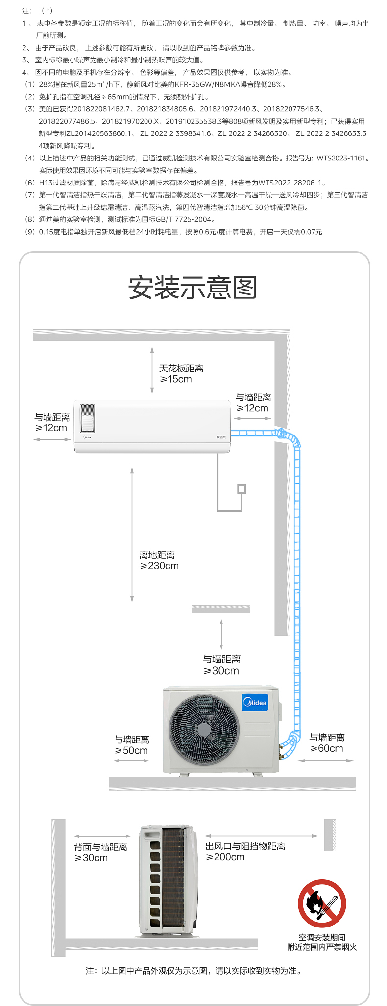美的 智能掛機 靜新風 KFR-35GW/N8XF1-1