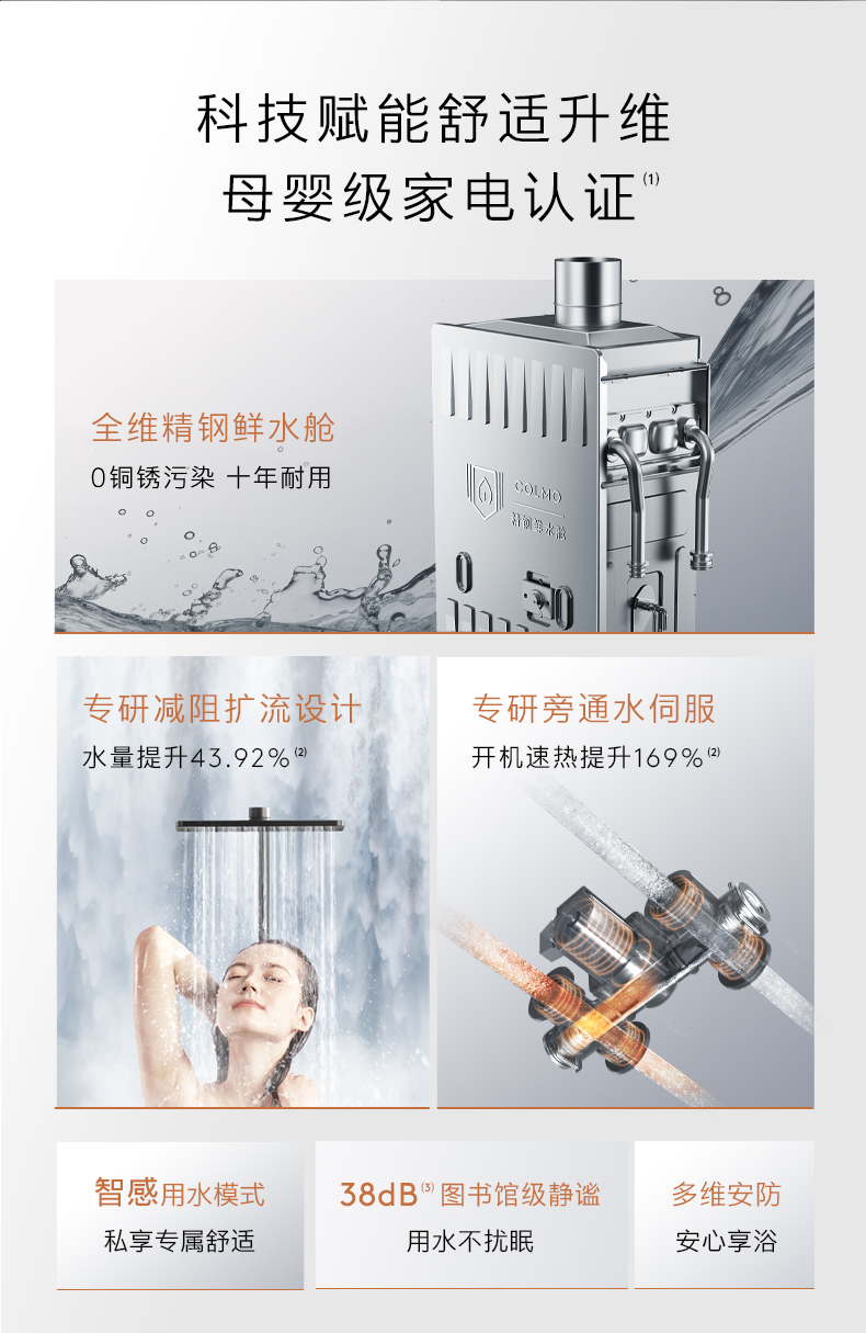 COLMO 睿極套系 恒溫式燃氣熱水器 JSQ30-CSX216