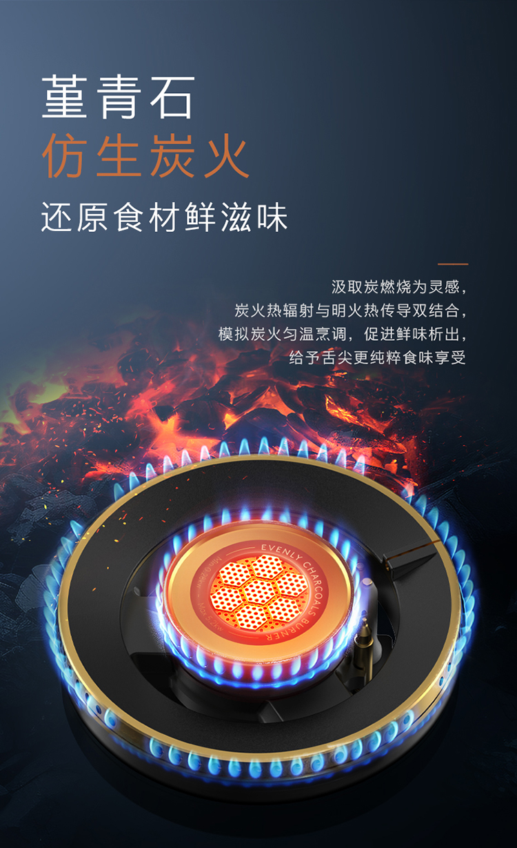 COLMO 嵌入式燃氣灶 月巖灰-雙邊定時 JZT-CYT52-A1